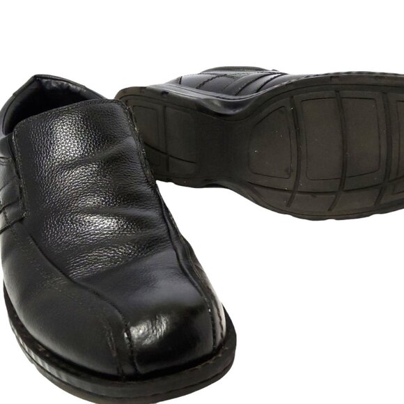 Vintage Dockers Men's Black Leather Slip On  Loafer Shoes - Picture 5 of 5